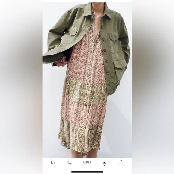 Zara Multi Pocket Jacket Small 
Khaki Military
95.0
Size: S | Zara
Worn once - Picture 6 of 14